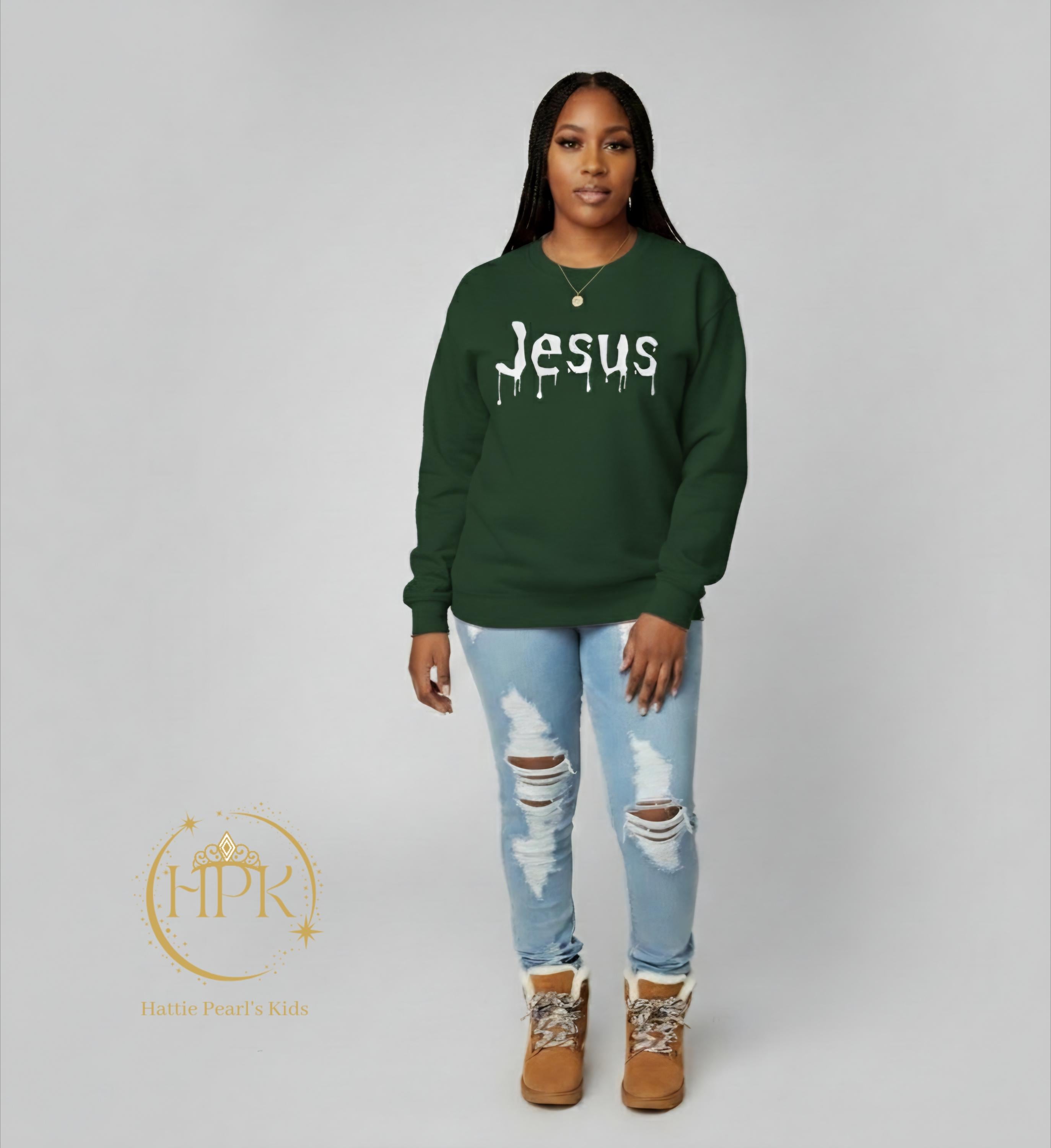 Dripped in Jesus Sweatshirt Unisex