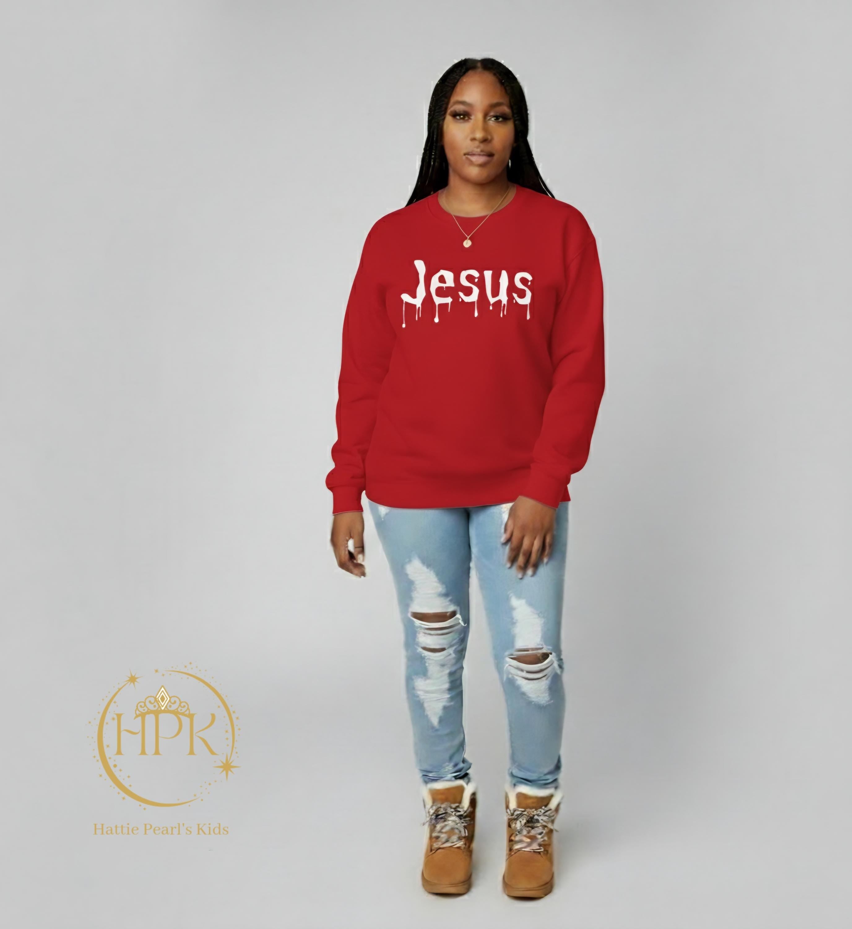 Dripped in Jesus Sweatshirt Unisex