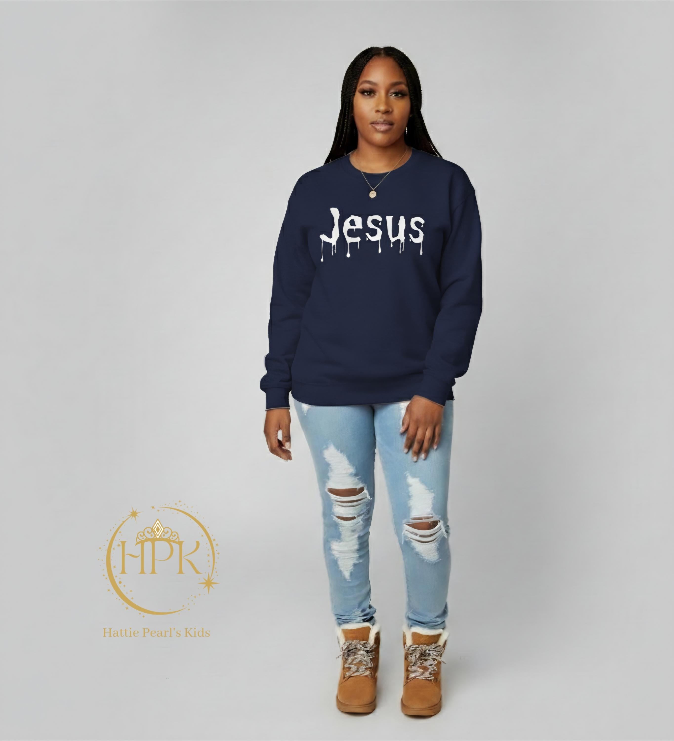 Dripped in Jesus Sweatshirt Unisex