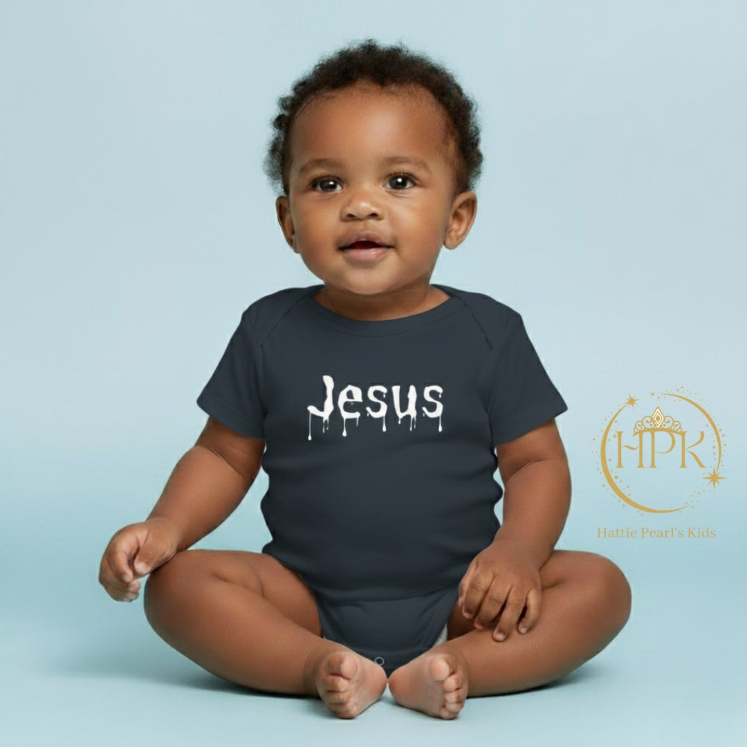 Dripped in Jesus-Infant Fine Jersey Bodysuit