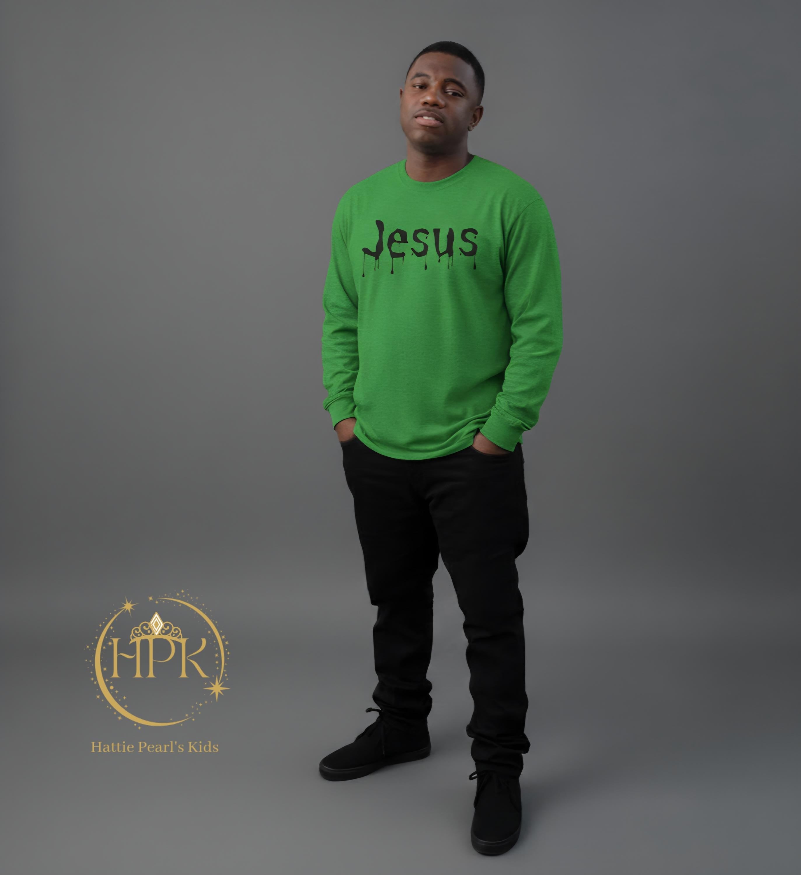 Dripping in Jesus Long Sleeve Tee