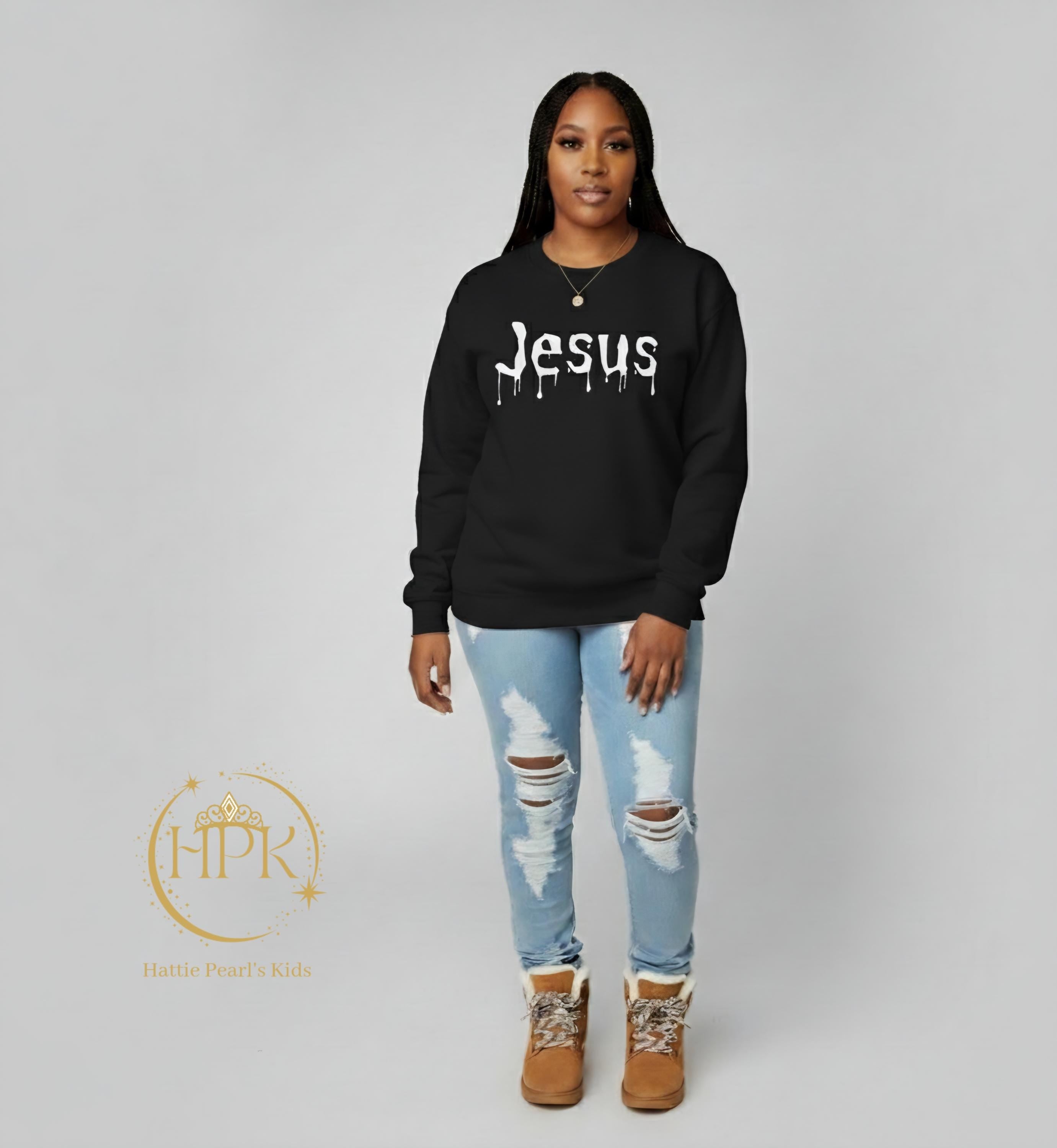 Dripped in Jesus Sweatshirt Unisex