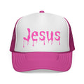 Dripping Name of Jesus Trucker Cap