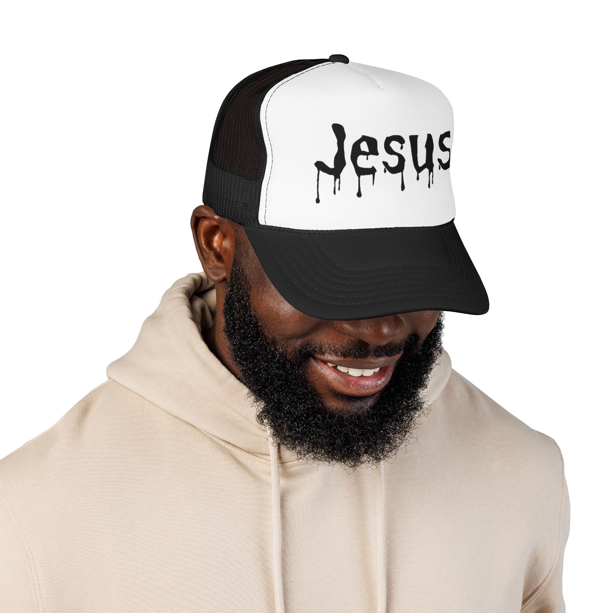 Jesus Drip Trucker Hat| Black