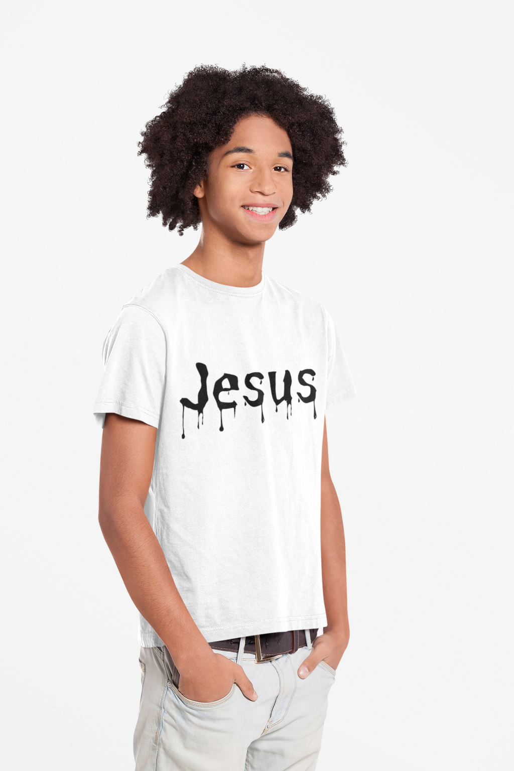 Dripped in Jesus Kids Tee