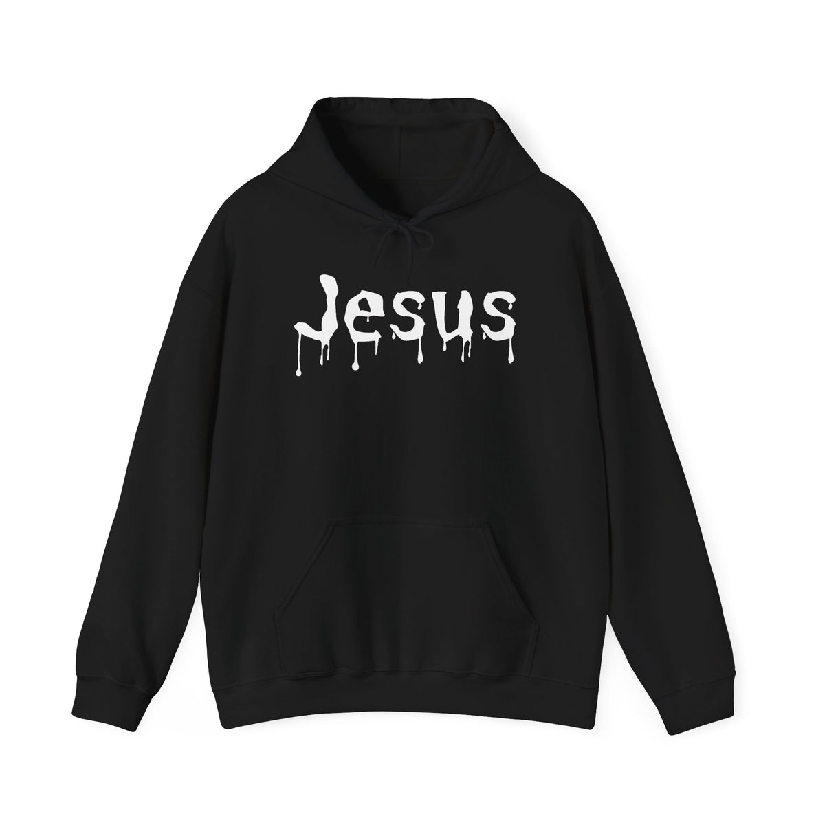 Jesus Drip Hoodie – Adult – White Ink