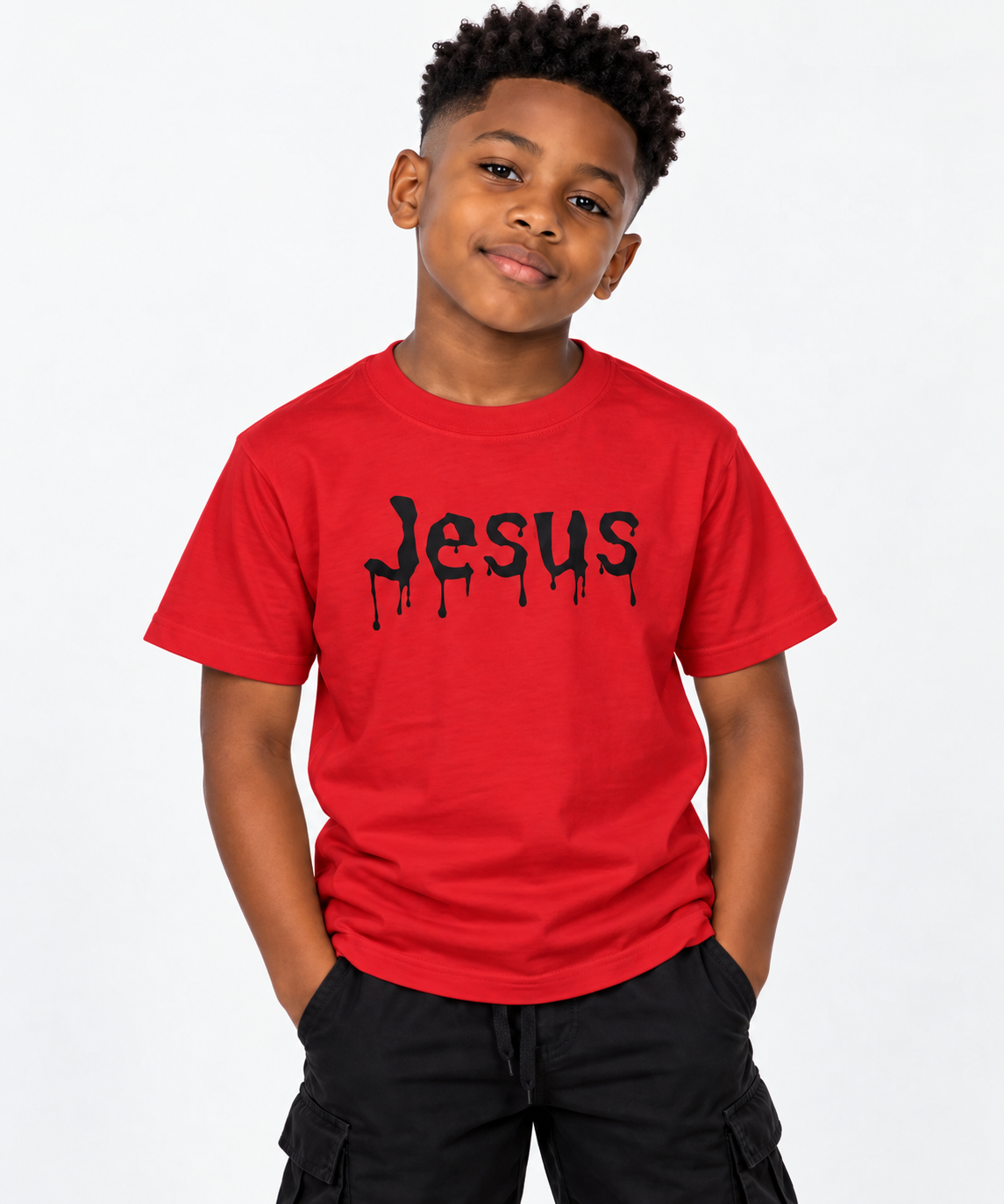 Jesus Drip Classic Tee – Kids – Black Ink