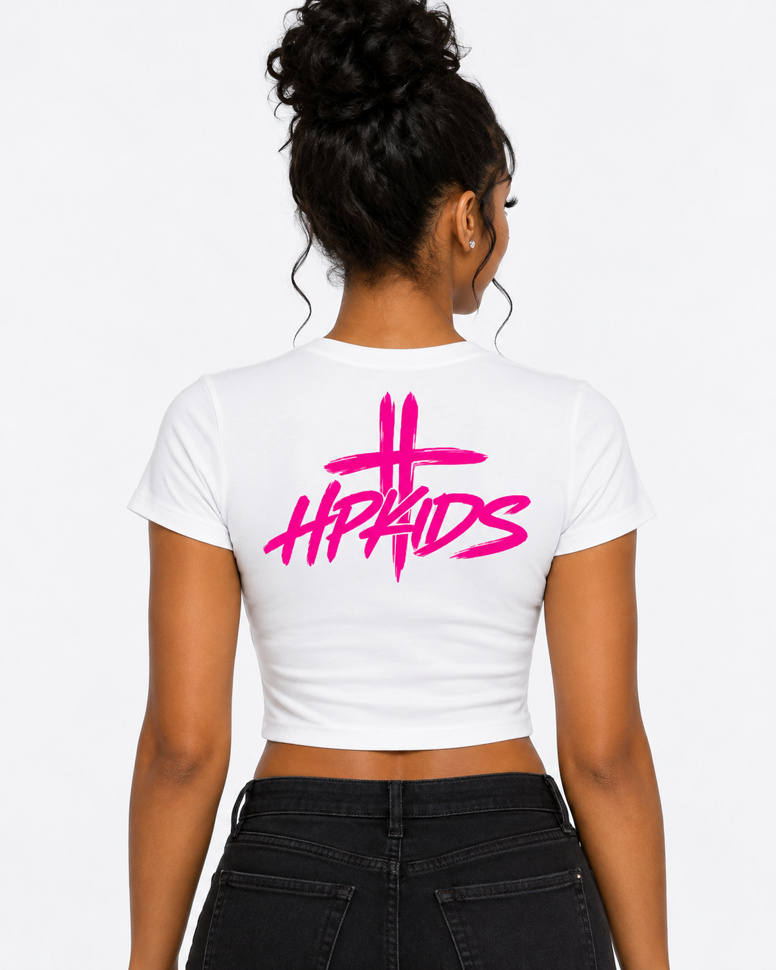Jesus Drip Crop Tee – Hot Pink