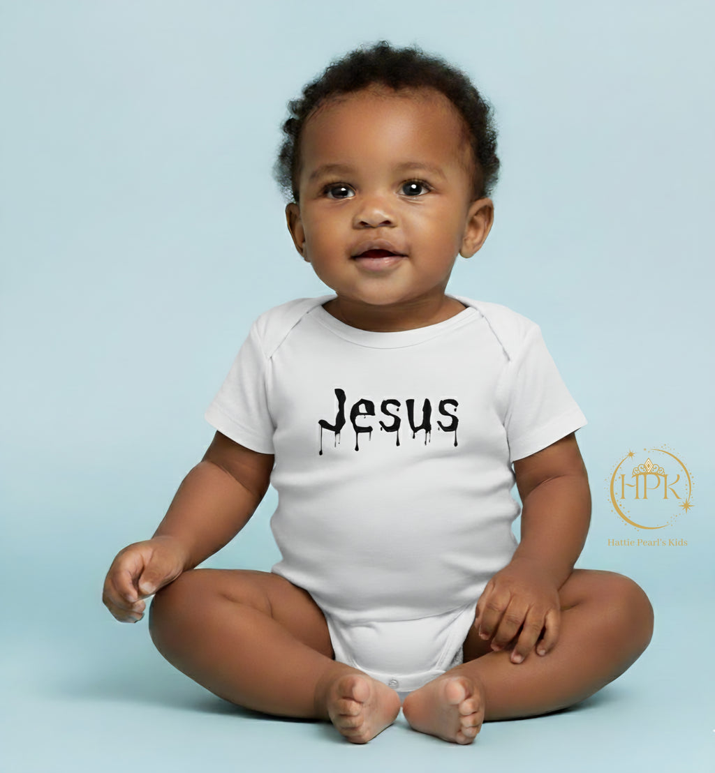 Dripped in Jesus-Infant Fine Jersey Bodysuit