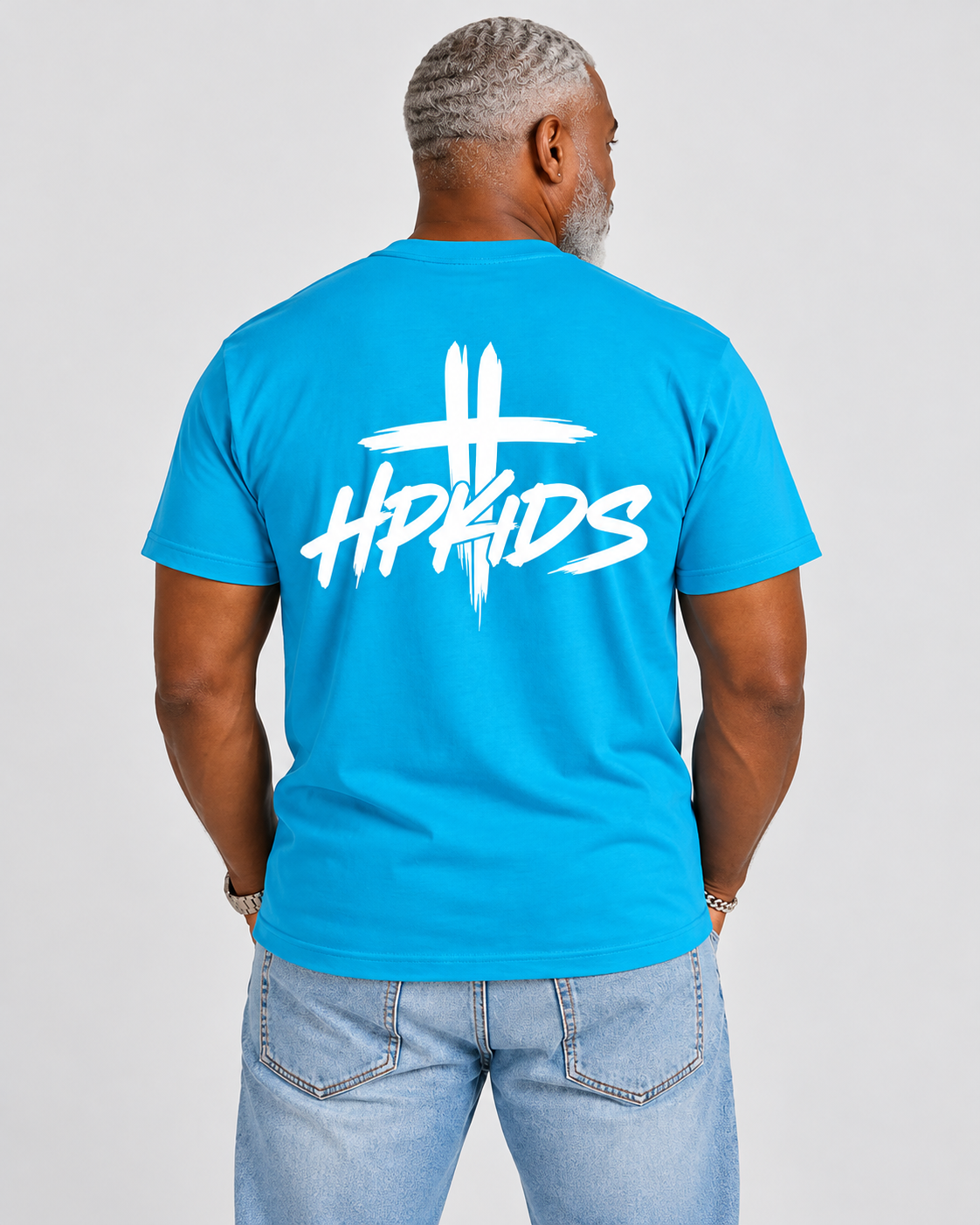 Jesus Drip Premium Tee – Sapphire